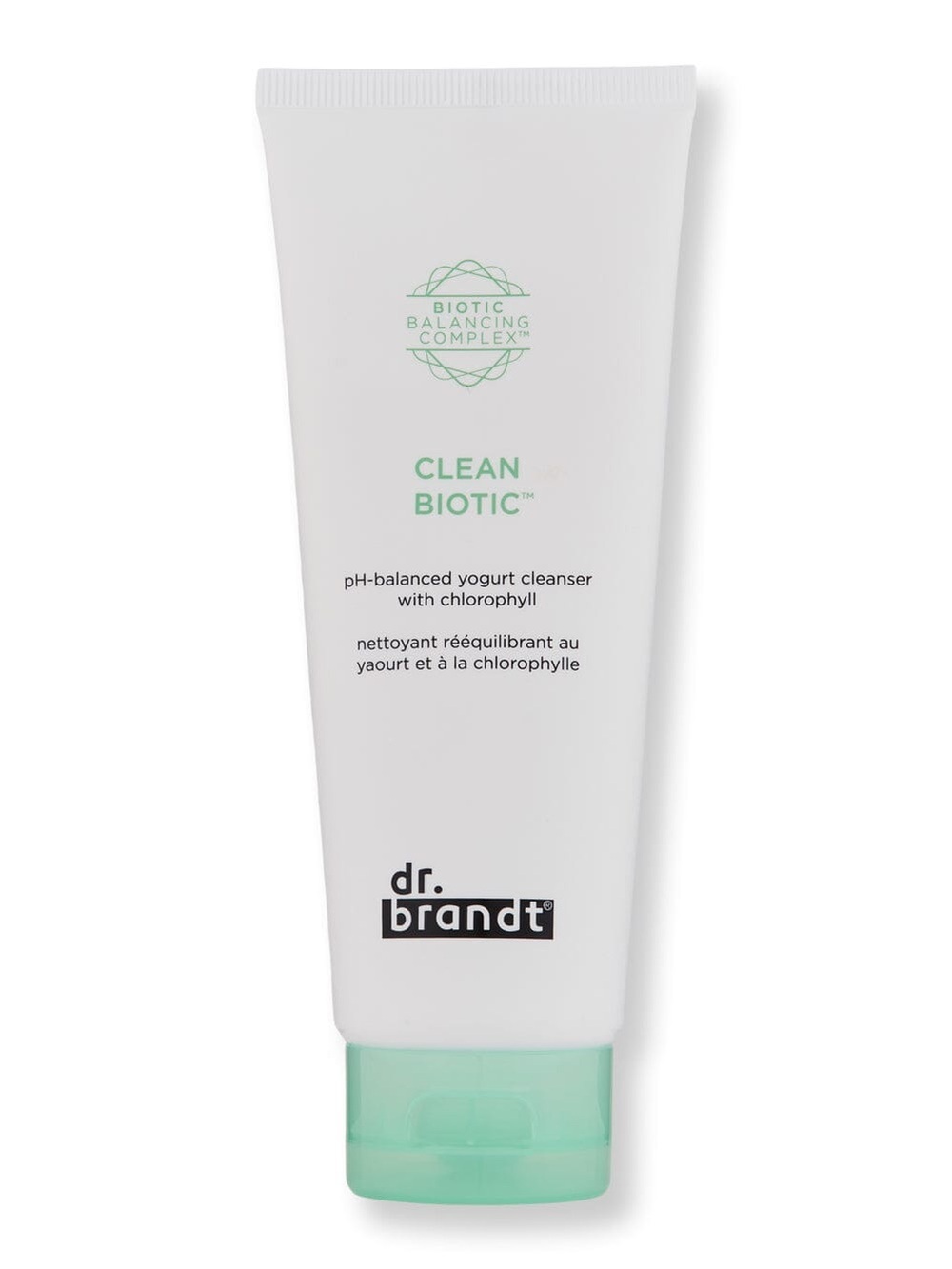 Dr. Brandt Clean Biotic pH-Balanced Yogurt Cleanser with Chlorophyll 3.5 oz NIB